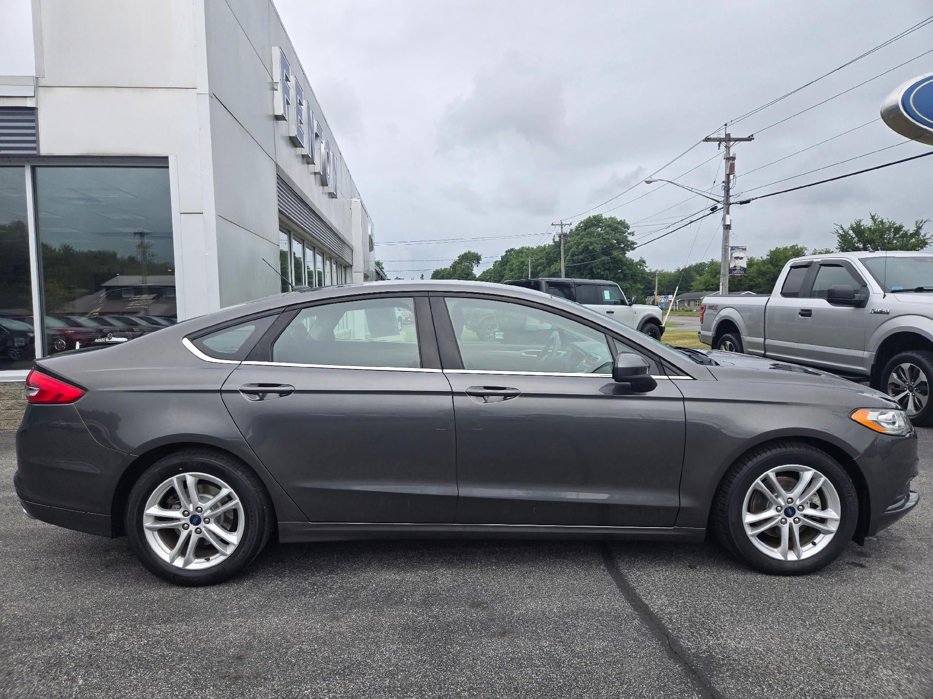 Used 2018 Ford Fusion SE with VIN 3FA6P0HD8JR237601 for sale in Camden, NY